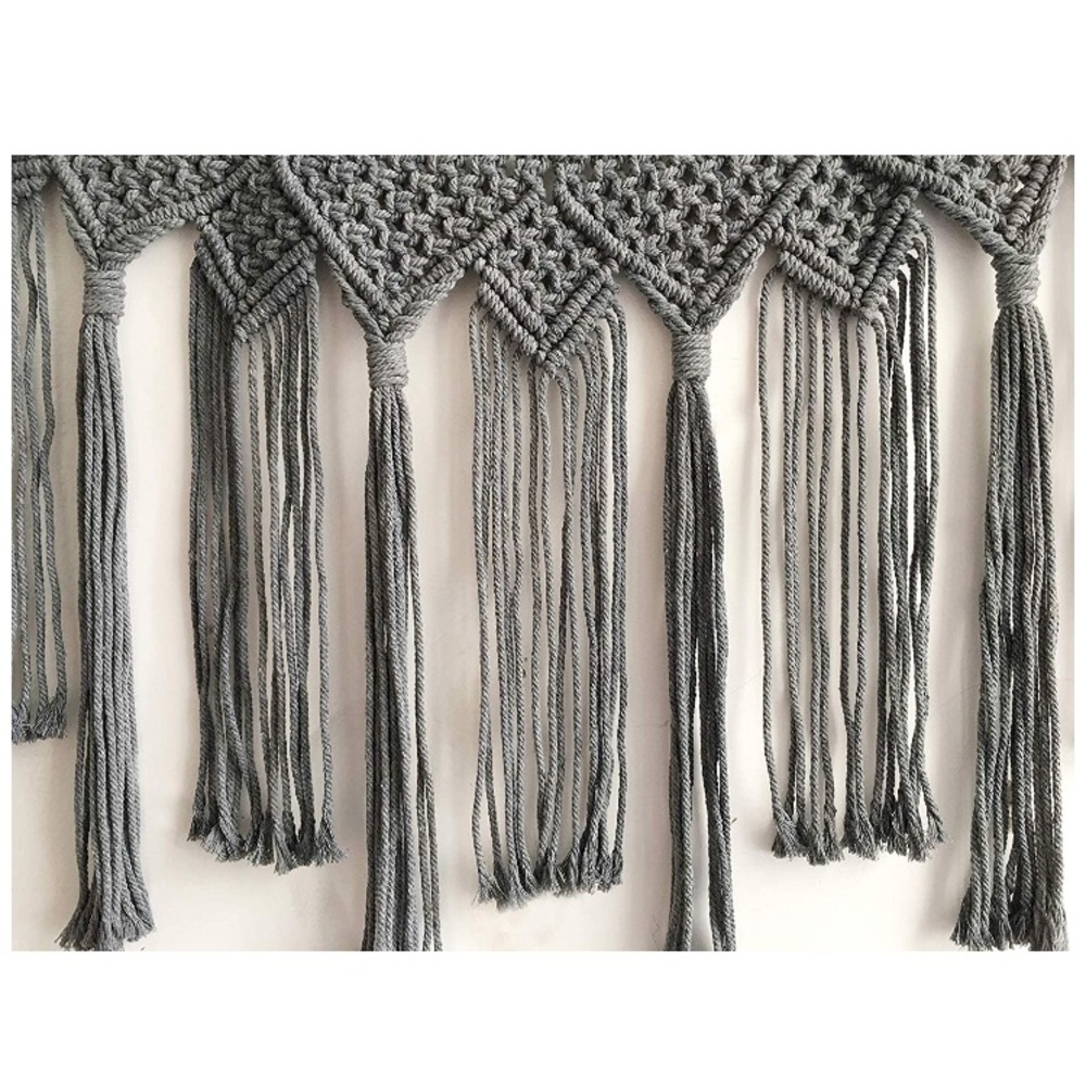Smoke Charcoal Macrame Bunting/Banner🕸 Halloween - Picture 3 of 4